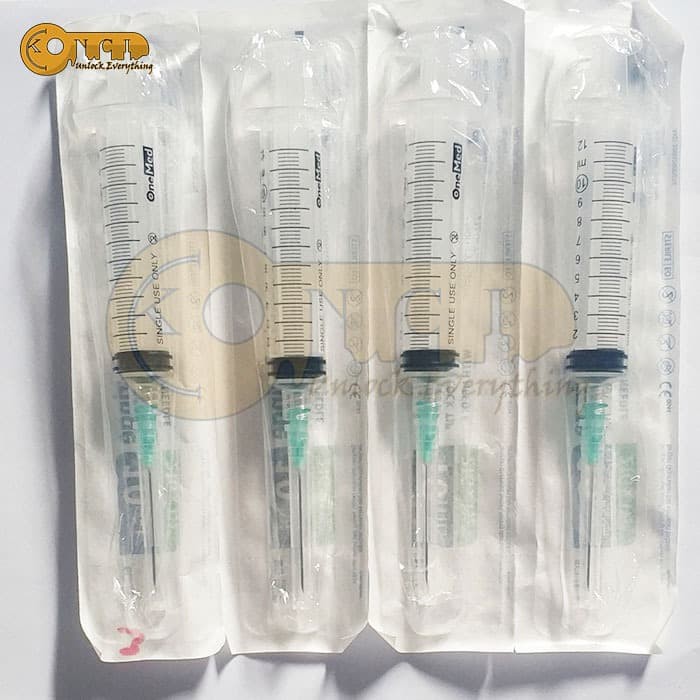 Suntikan Tinta Spuit Syringe 10 ml / Suntikan + Jarum untuk refill cat