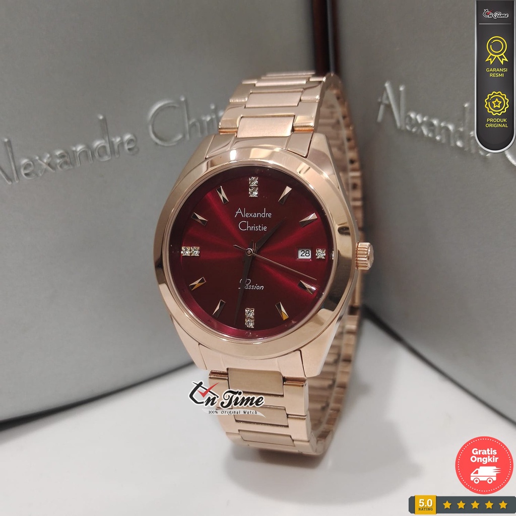 Alexandre Christie AC 2948 LD Jam Tangan Wanita Original