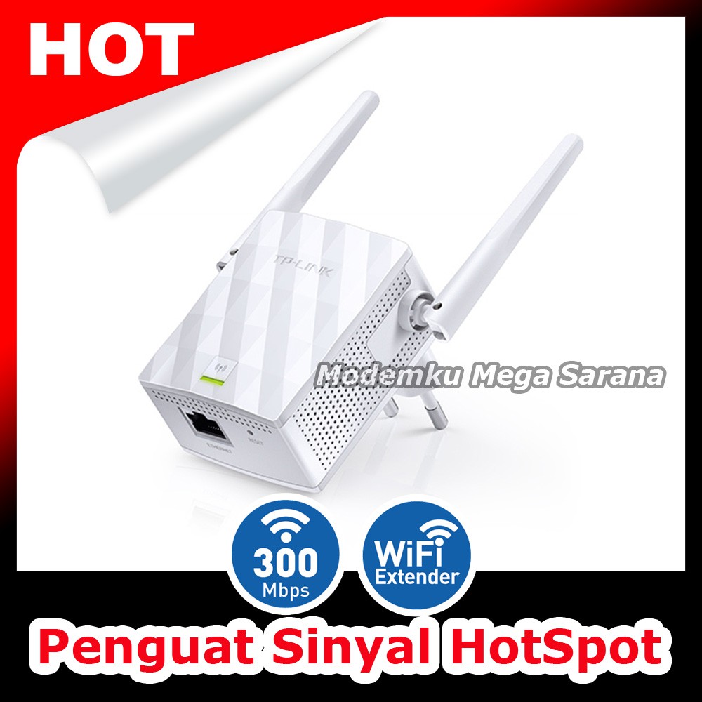 TP-Link TL-WA855RE 300Mbps Wi-Fi Range Extender - Penguat Sinyal Hotspot