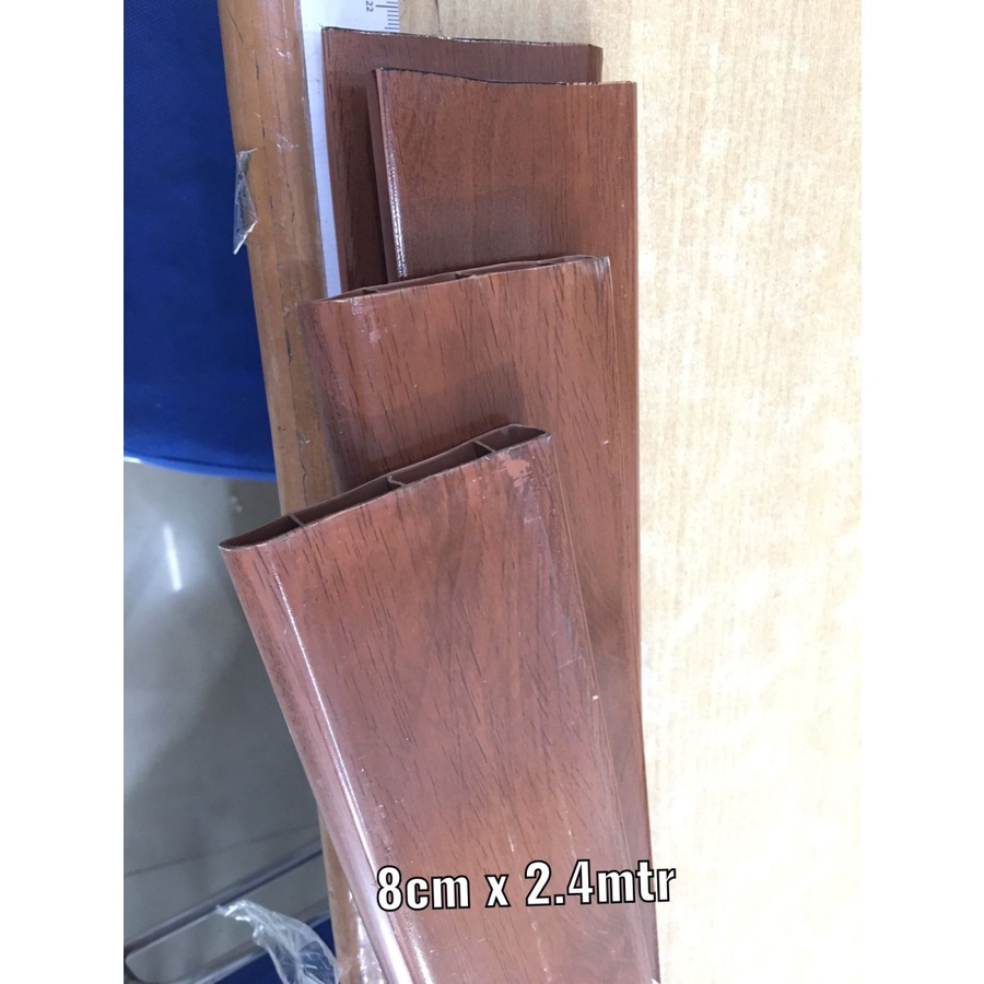 LIST PLINT PVC 8CM X 2.4MTR SKRITING LANTAI PVC