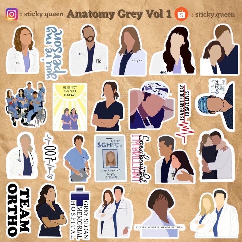 

STICKER TUMBLR GREY ANATOMY VOL 1