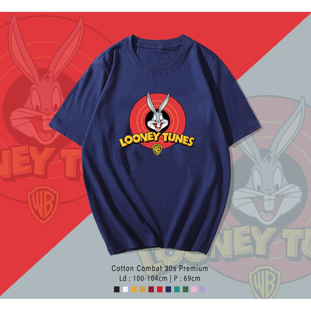 LOONEY TUNES  / TERMURAH BAJU KAOS KATUN WANITA/ PRIA UNISEX LENGAN PENDEK / TUMBLR TEE /  OVERSIZE