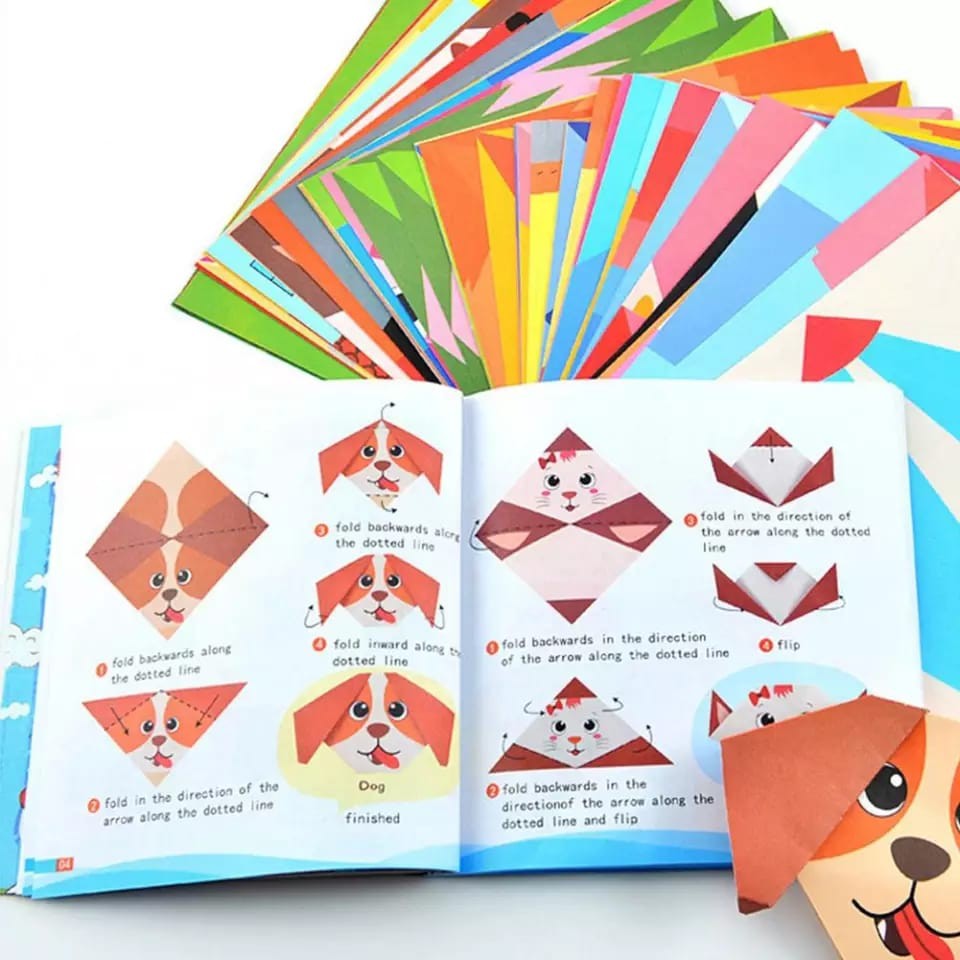 familygames ORIGAMI 3D 3D Kertas Seni Melipat Warna 3 dimensi Mainan Edukasi Anak O005