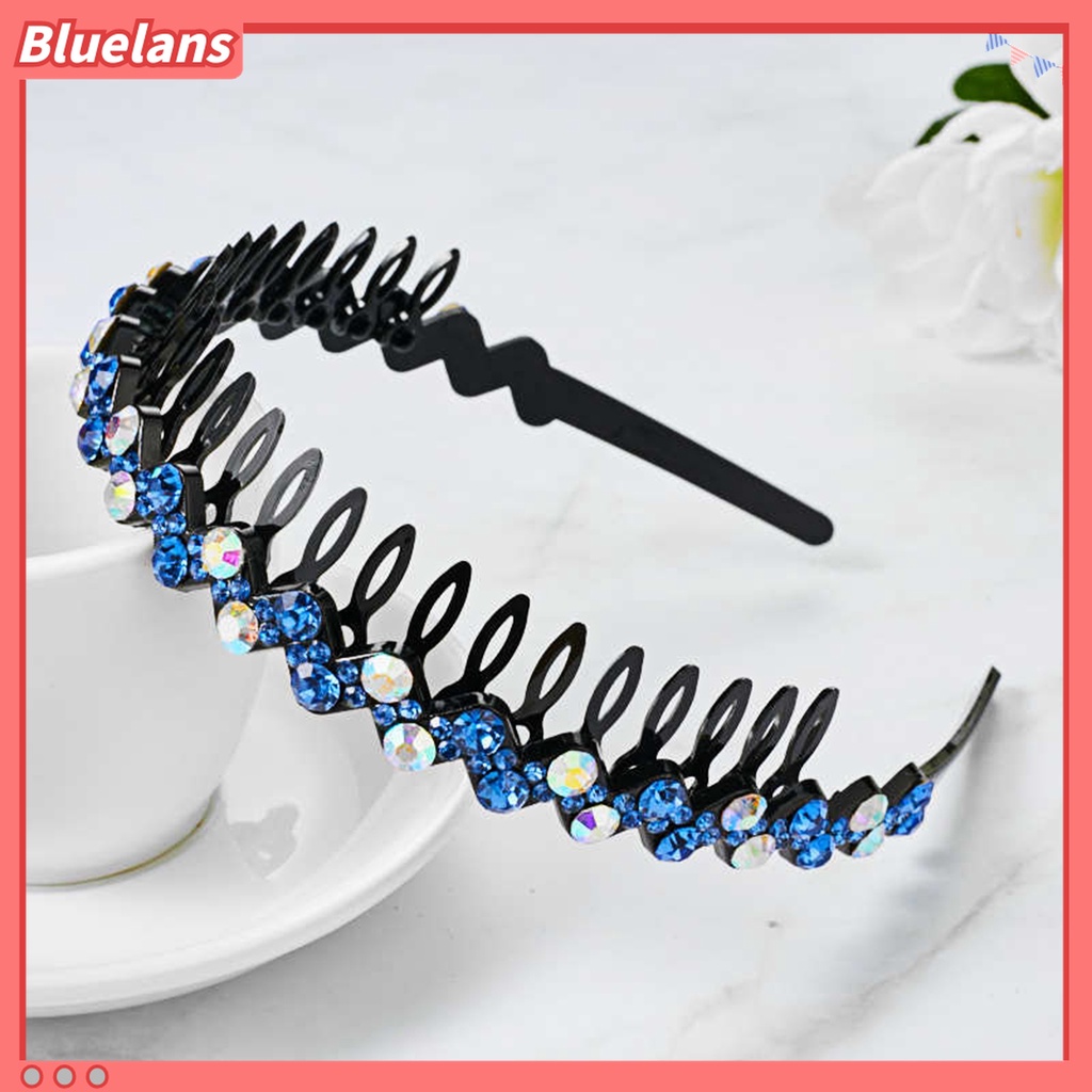 Bluelans Bando Desain Bunga Bahan Plastik Anti slip Untuk Wanita