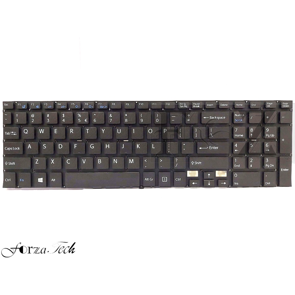 Keyboard Vaio Fit 15 SVF15A SVF15A1M2E SVF15A1Z2E Black