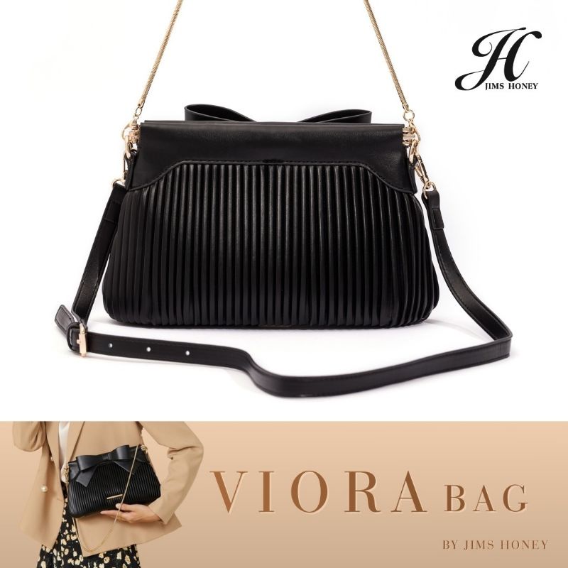 FREE BOX! VIORA BAG JIMSHONEY TAS PESTA, ELEGANT MEWAH, PLISKET PROMO