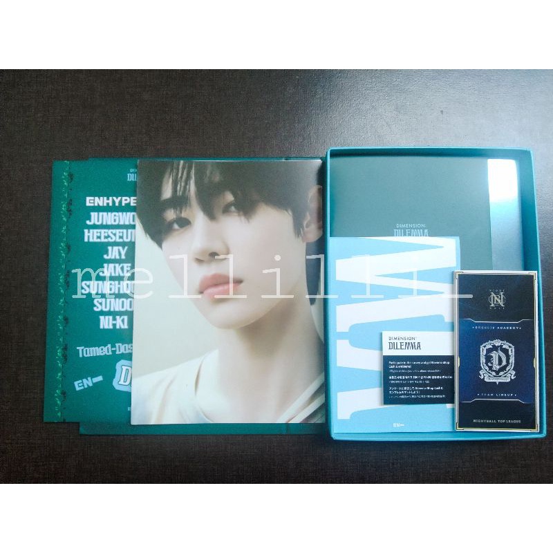 Album Only Photocard Enhypen Dilemma Odisseus Charybdis Essential Album unseald Odysseus +pc, album 