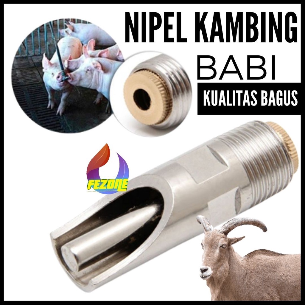 ALAT MINUM DOTKAMBING BABI DOMBA HEWAN TERNAK 100% DRAT ASLI KUNINGAN STENLIS FEZONE