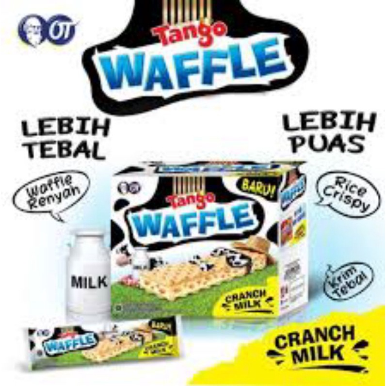 Waffer Tango CrunchMilk/Waffle CrunchMilk 7gr/CrunchMilk mini 7gr/ 1 box isi 20pc