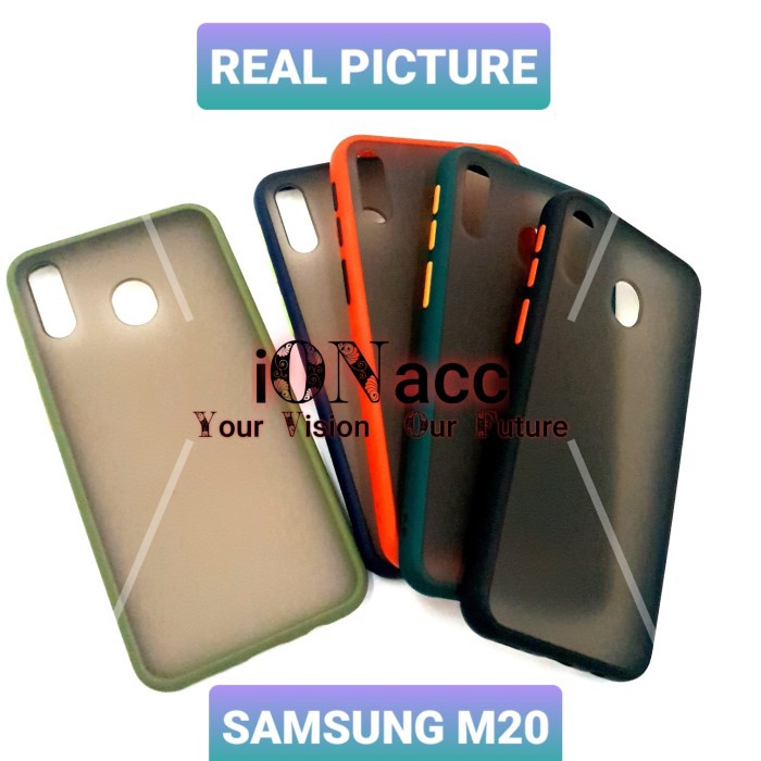 MY CHOICE CASE SAMSUNG A11/M11 - M51 - M20 - M32 - M31 - M30S / M21 -HARDCASE DOVE TPU MACARON COLOUR