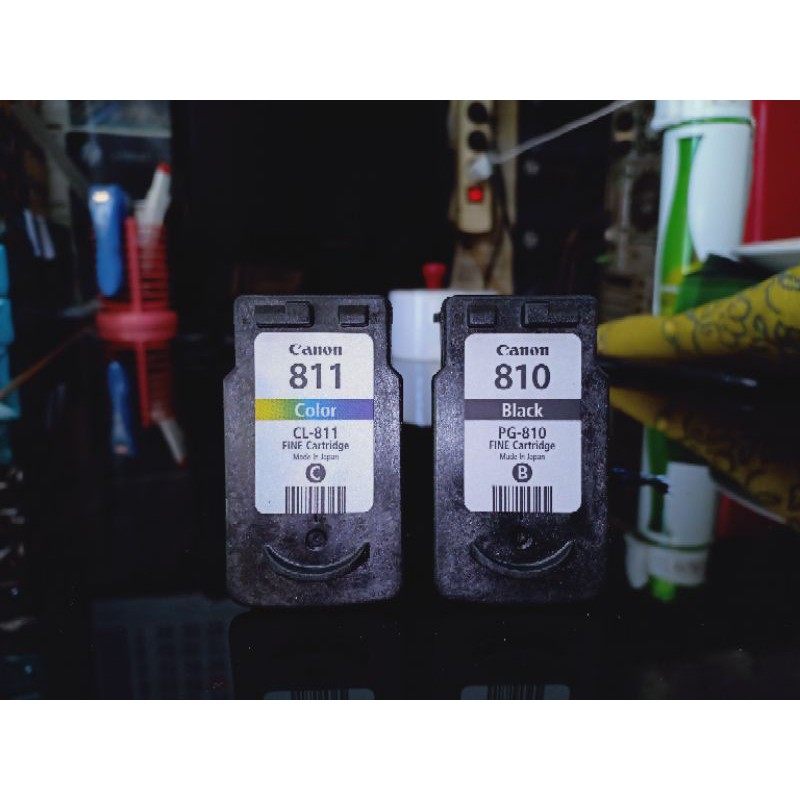Tinta Cartridge Canon 810 811 Bekas Original