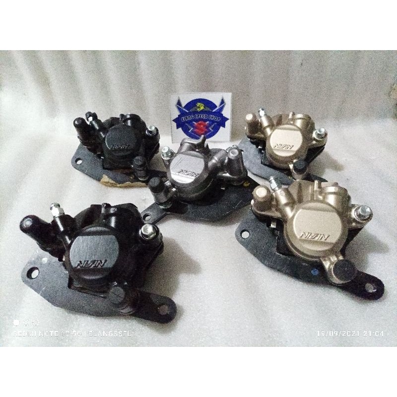 KALIPER DEPAN HONDA VARIO BEAT SCOOPY SPACY GENIO ALL METIC ASLI NISSIN
