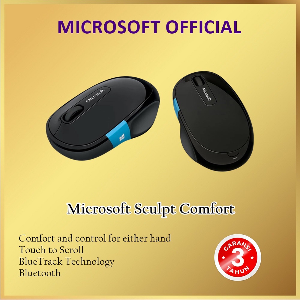 Microsoft Sculpt Comfort BluetracK Black Bluetooth Mouse