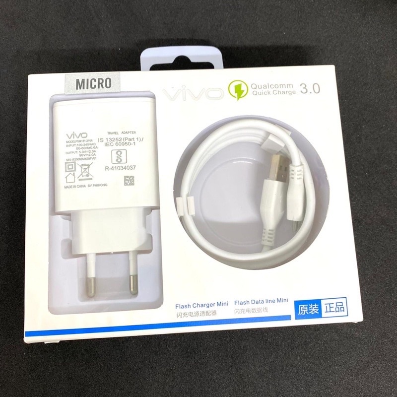 PROMO CHARGER VIVO ORI FASTCHARGING MICRO &amp; TYPE C