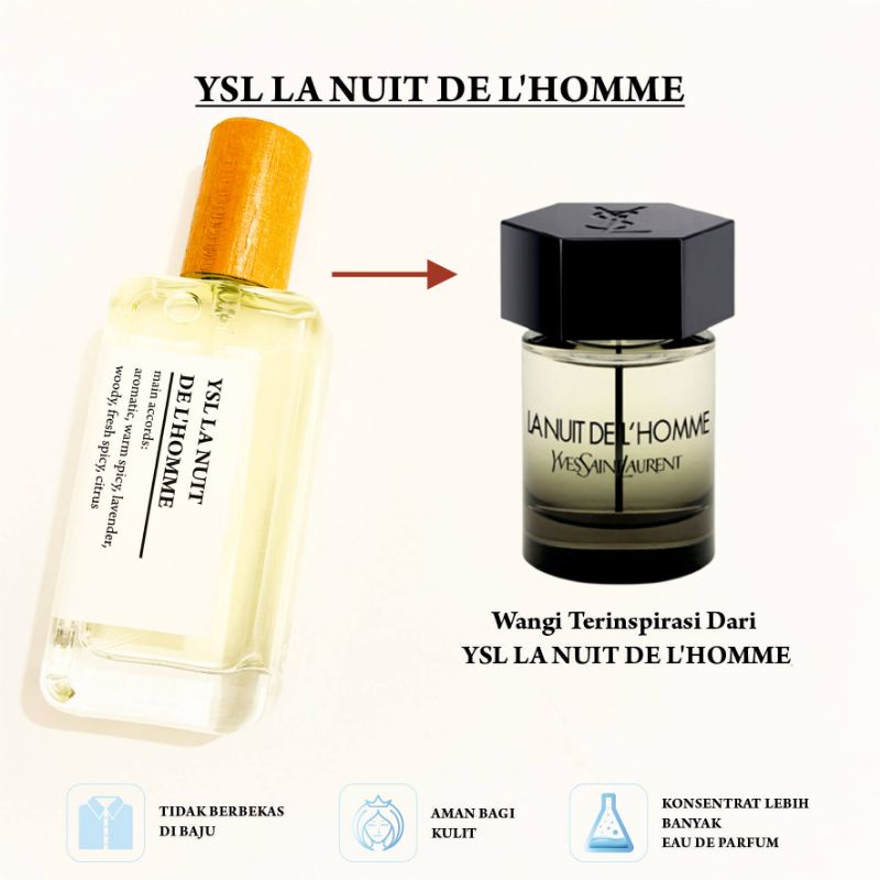 YSL La nuit del  Homme parfum pria awet parfum pria tahan lama