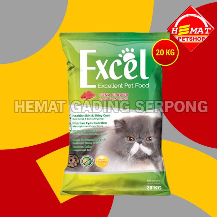 Makanan Kucing Excel 20 Kg / 20 Kg