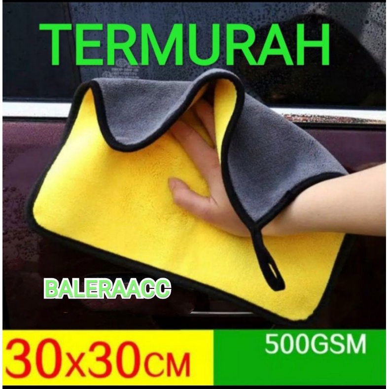 Kain Lap Microfiber Motor Dan Mobil Super Halus Di Dua sisi Daya serap maksimal Multiguna Fazzio Vario Pcx Nmax Aerox Adv150 DLL