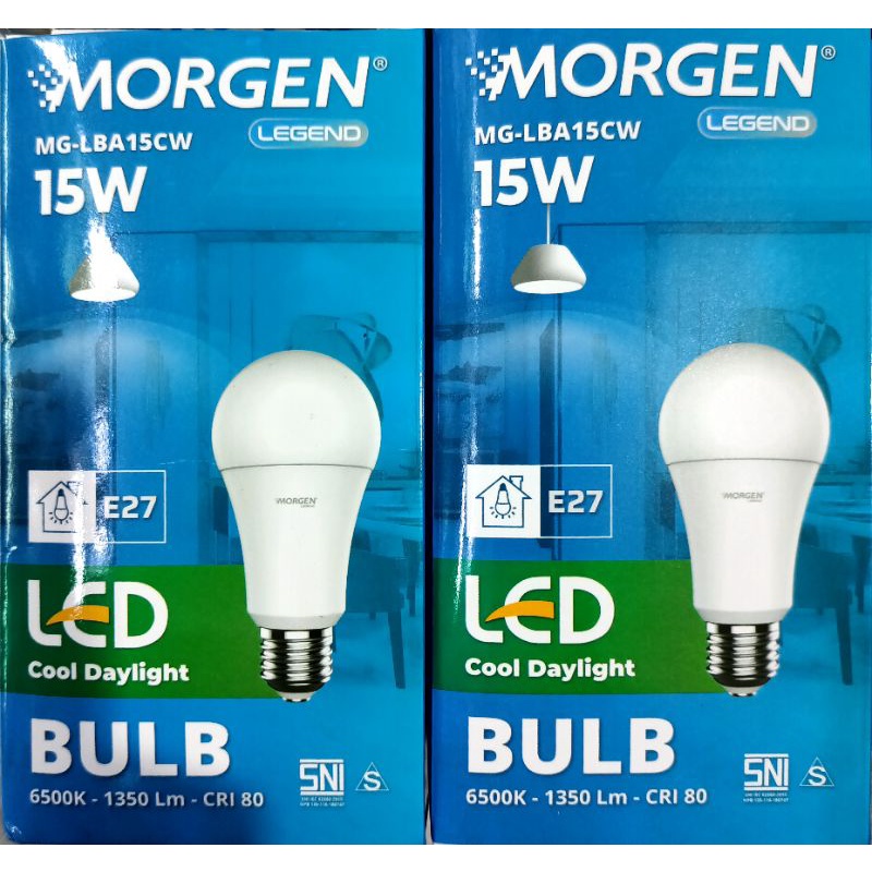 Lampu MORGEN LED BULB / 7W, 9W, 11W, 14W, 15W,  18w/PUTIH