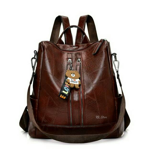 YEAR AND SALE!! Tas Backpack Stylish 2RESTKOTAK-VINTAGE QUEENTANY /tas ransel multifungsi