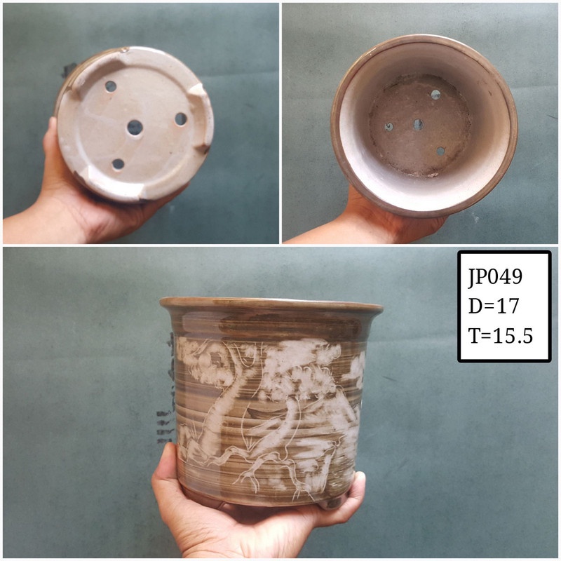 Pot keramik Bulat JP049