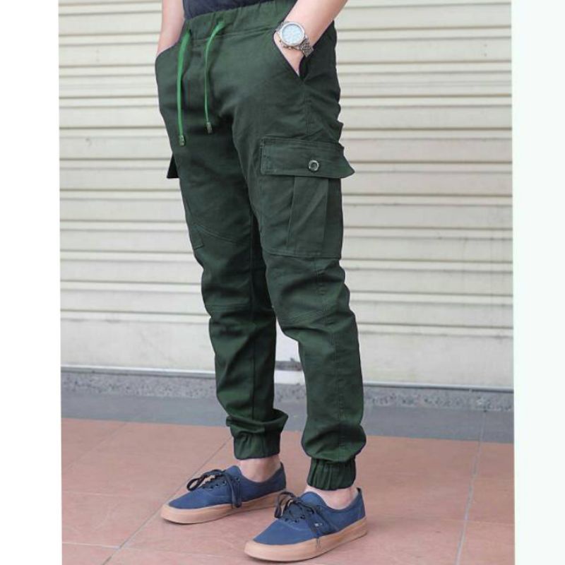 Celana Joger Cargo Pria Wanita (unisex) all Varian / Jogger Pants Polos Ukuran 27 - 38 CHINO PANJANG JOGER PANTS PRIA WANITA UNISEX ALL VARIAN