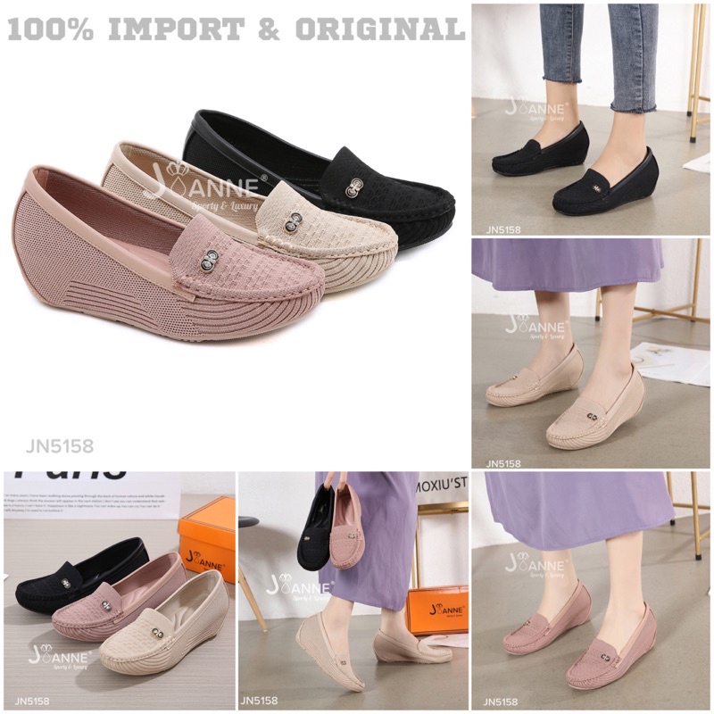 RESTOCK! [ORIGINAL] JOANNE Wedges Shoes Sepatu Wanita #JN5158