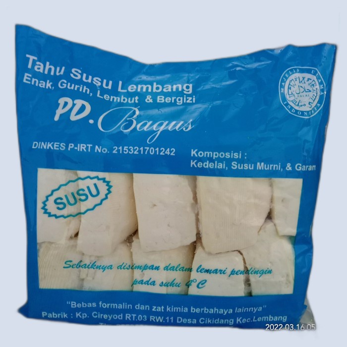 

Tahu Susu Asli Lembang