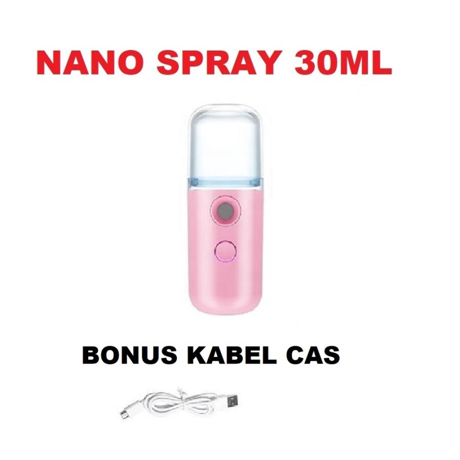 NEW MINI NANO SPRAY GUN FACE MIST WAJAH PORTABLE DISINFECTAN SEMPROTAN  30 ML