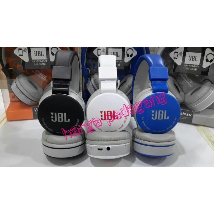 Dijual Headset Wireless Bluetooth JBL Harman MS 881   OEM   Berkualitas