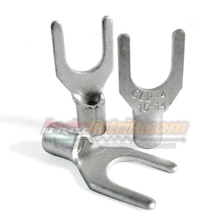 idn.s195 Kabel Skun Y 2.5mm M4 Sekun Garpu CL Y 2 4 TEMBAGA