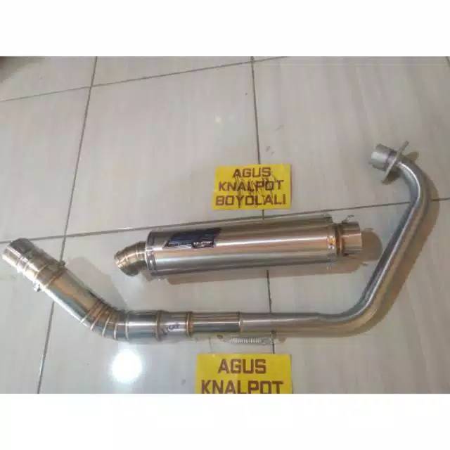 Knalpot racing DOS FOR TIGER MGAPRO CB KLASIK CB150R SCORPIO DLL