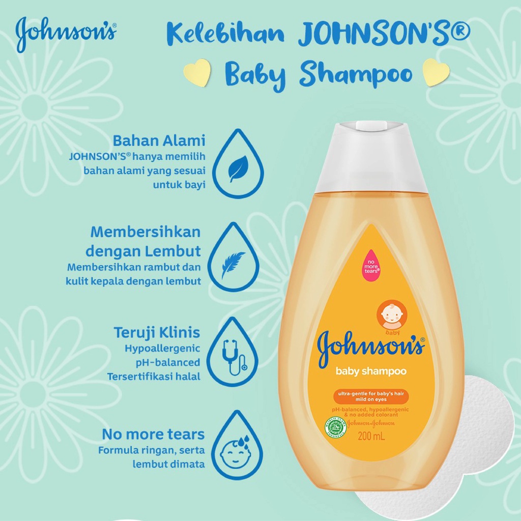 JOHNSON'S Baby Shampoo &amp; Conditioner Shampo Kondisioner Bayi BPOM (VH)