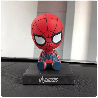 Pajangan Mobil Dashboard Spiderman / Marvel Spiderman Kepala Goyang