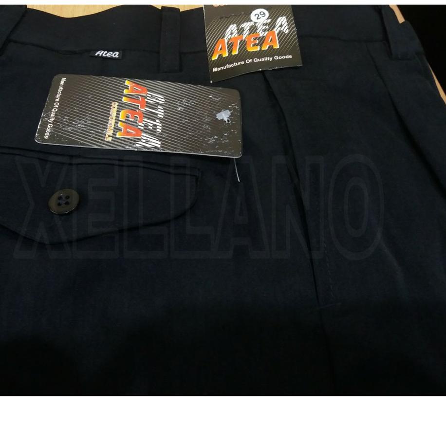 ◊ Celana Formal Panjang Pria Semibegie Kerja Kantor Bahan Kain Twist Atea Size 27-40 Big Size Jumbo 