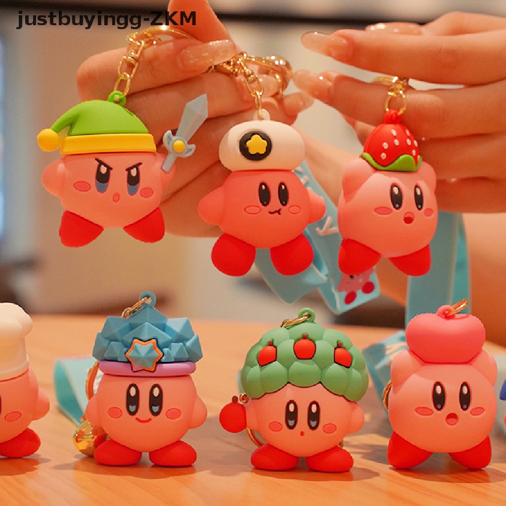 Gantungan Kunci Bentuk Kartun Anime Kirby Untuk Aksesoris Tas