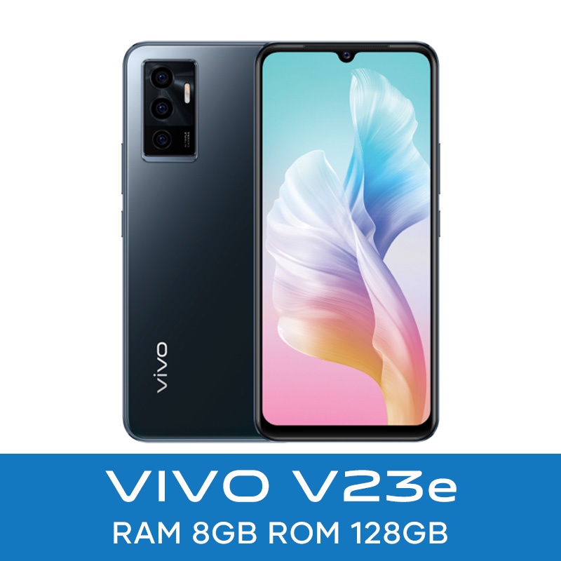 Vivo V23e RAM 8GB ROM 128GB Garansi Resmi Original Handphone HP VIVO V23e hp BARU vivo v21 promo murah Cicilan Kredit COD hp vivo v21 terbaru 2021 asli HP VIVO V23 5G NON-vivo v23e black