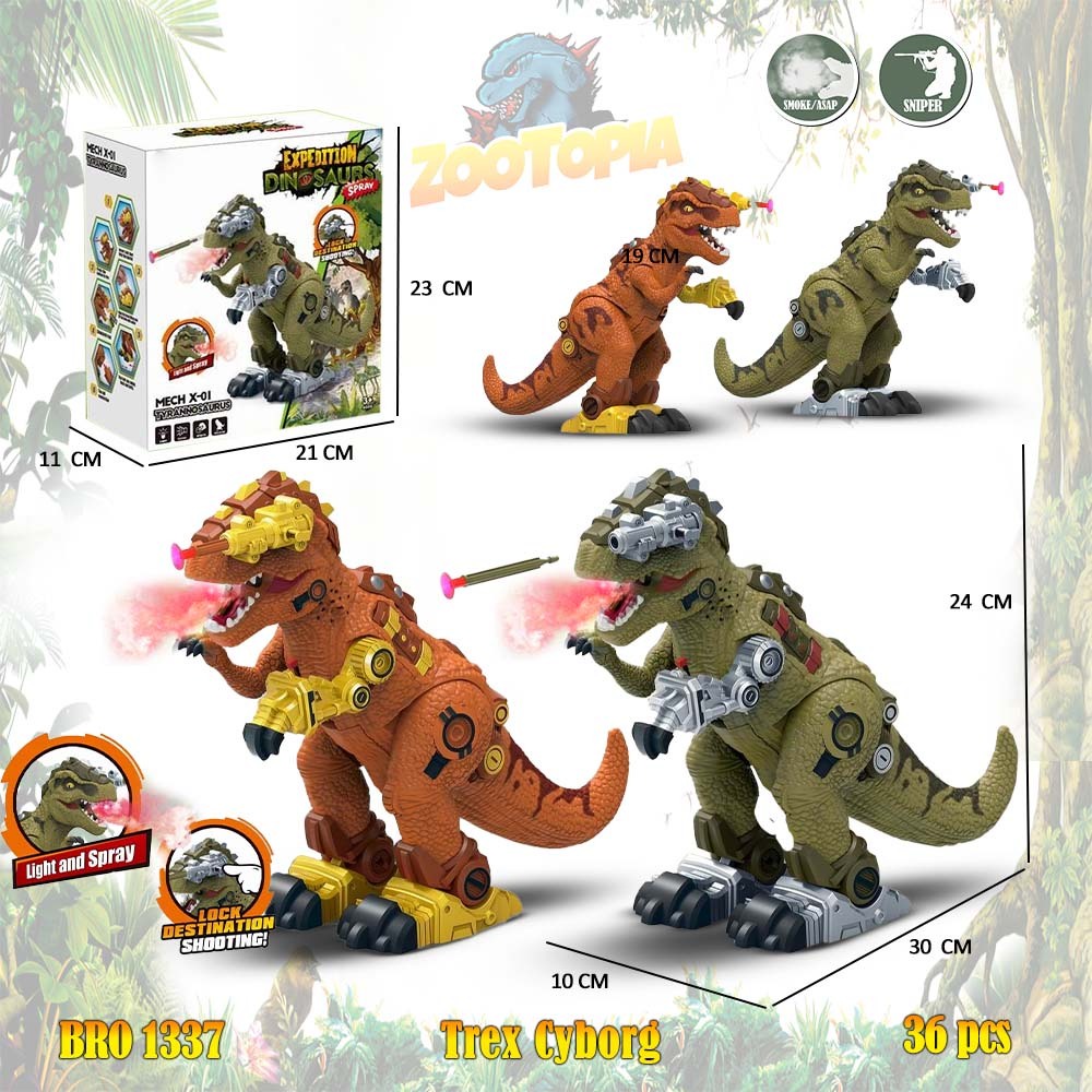 PROMO BRO1337 BBR1112 Trex Mainan Anak Hewan Binatang Dino Dinosaurus Dragon ZOOTOPIA