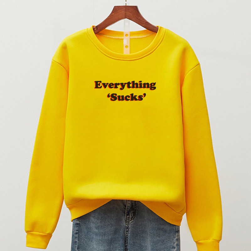 Sweater Everything Suks | Sweater Hoodie Pria &amp; Wanita | Dhea fashion | Untitres