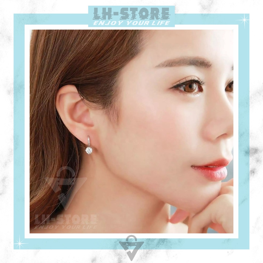 ANTING WANITA KOREA MODIS MASSA KINI MODEL JUMBAI KRISTAL PUTIH [AX-01]