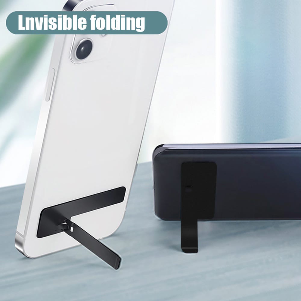 Stand Holder HP Invisible Phone Stand Ultra Thin Bahan Metal Tipis