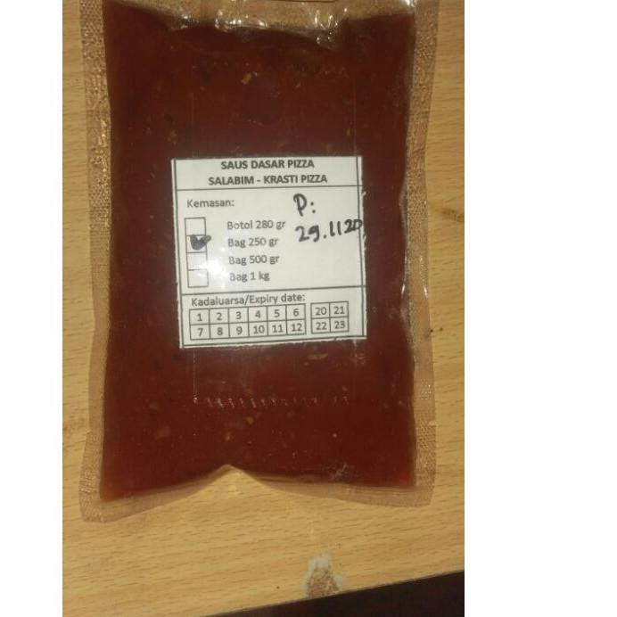 

SJ♛ Saus Pizza Salabim , Saus Dasar Pizza, 250 gram - KRasti Pizza TERBAIK