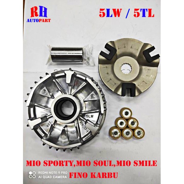 RUMAH ROLLER ASSY MIO SPORTY MIO SMILE MIO SOUL FINO KARBU 5LW / 5TL RUMAH ROLLER MIO KARBU 5TL