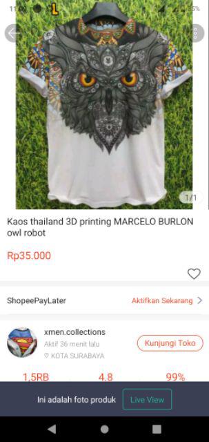 Kemeja Batik Pria Lengan Pendek Hem Atasan Batik Motif Perisai Seragam Murah Pekalongan M L Xl