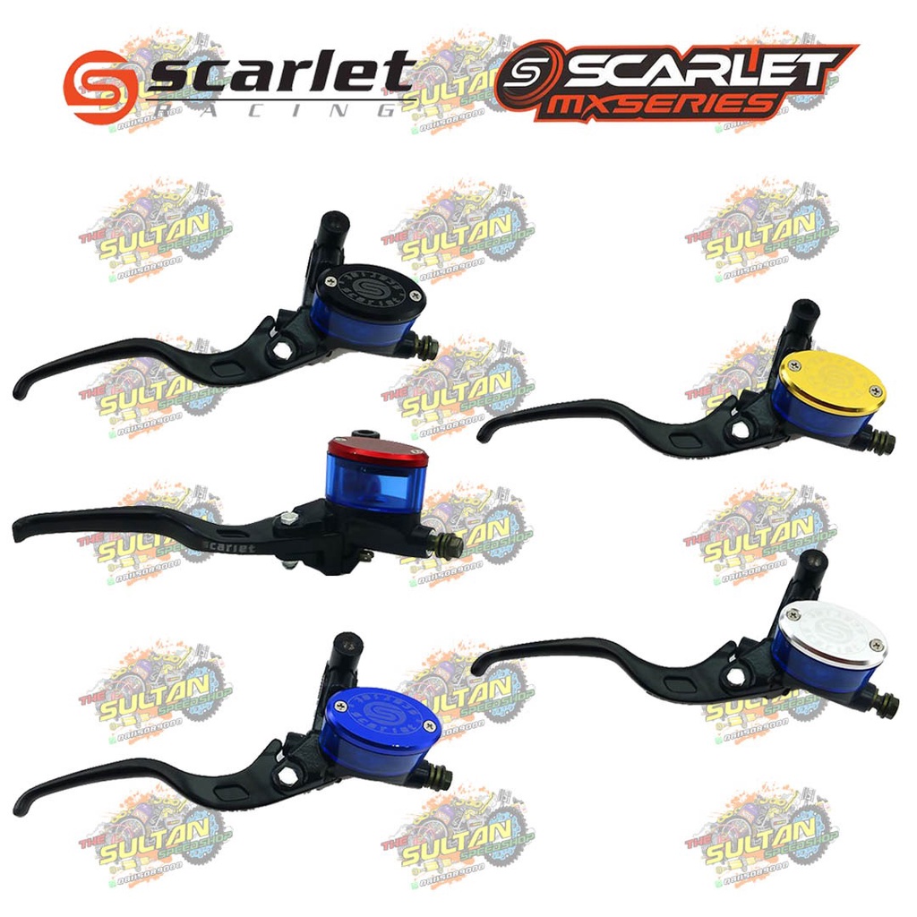 MASTER HANDLE REM KANAN CAKRAM TABUNG OVAL UNIVERSAL SCARLET RACING