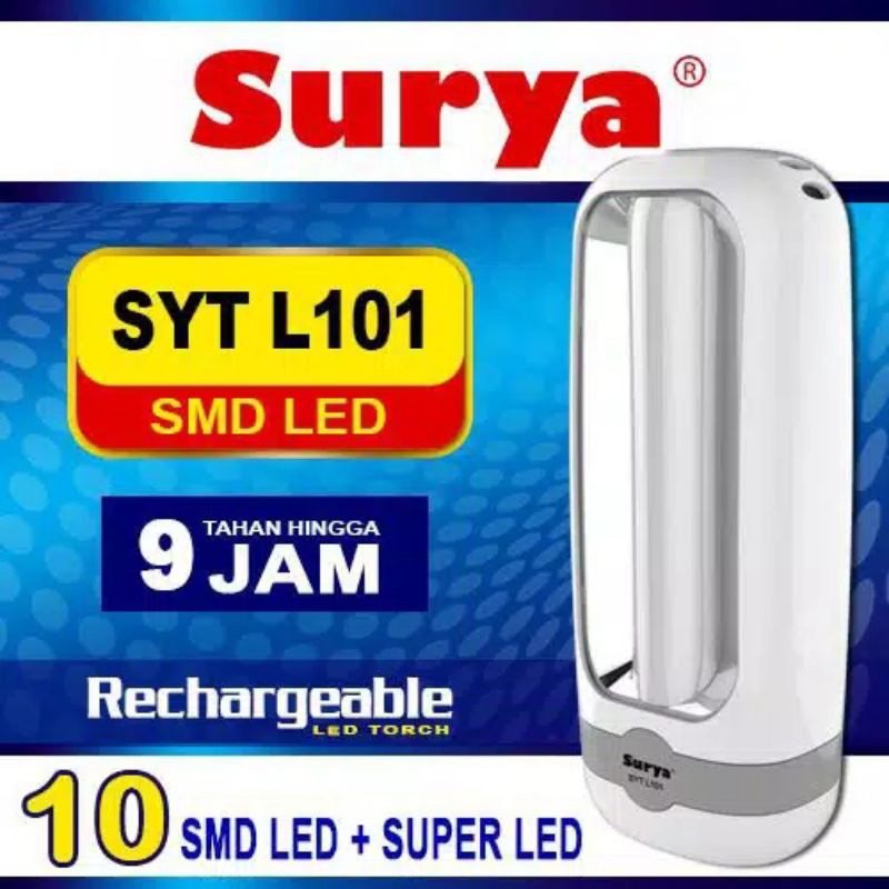 Lampu Emergency Led Surya Rechargeable