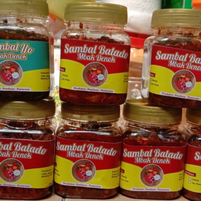 

Sambal balado 200gr sambal cumi tongkol teri kacang