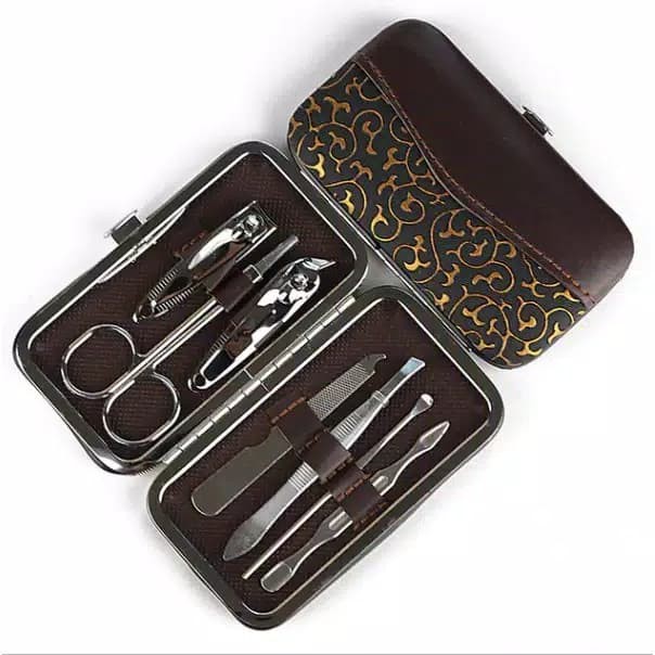 dcn gunting kuku 7 in 1 set komplit set gunting kuku bahan stainless steel untuk manicure