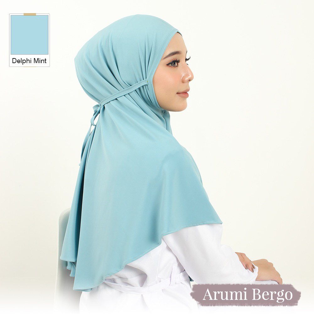 Arumi Bergo / Jilbab Bergo / Hijab Instant / Jilbab Bergo Instant / Hijab Motif / Jilbab Motif / Jil