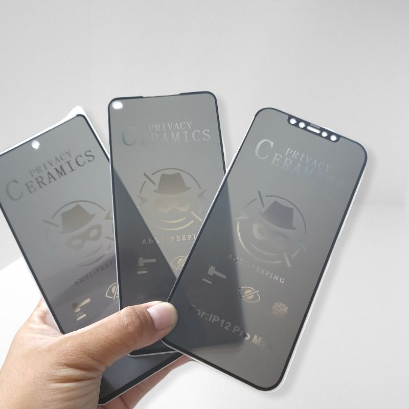 Tempered Glass TG Ceramic Film Matte Anti Spy OPPO A12 A12S A15 A15S A16 A31 2020 A32 A33 A35 A53 A53S