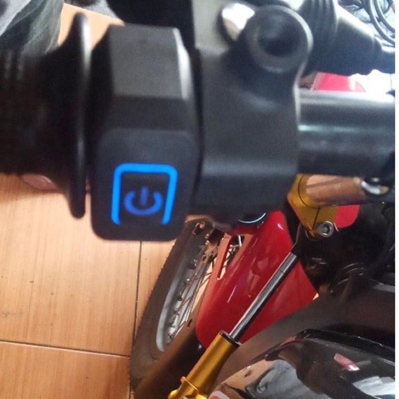 Saklar On Off Motor Lampu led power button on off led saklar stang motor adv ninja fu vixion nmax rx king fino scoopy dll